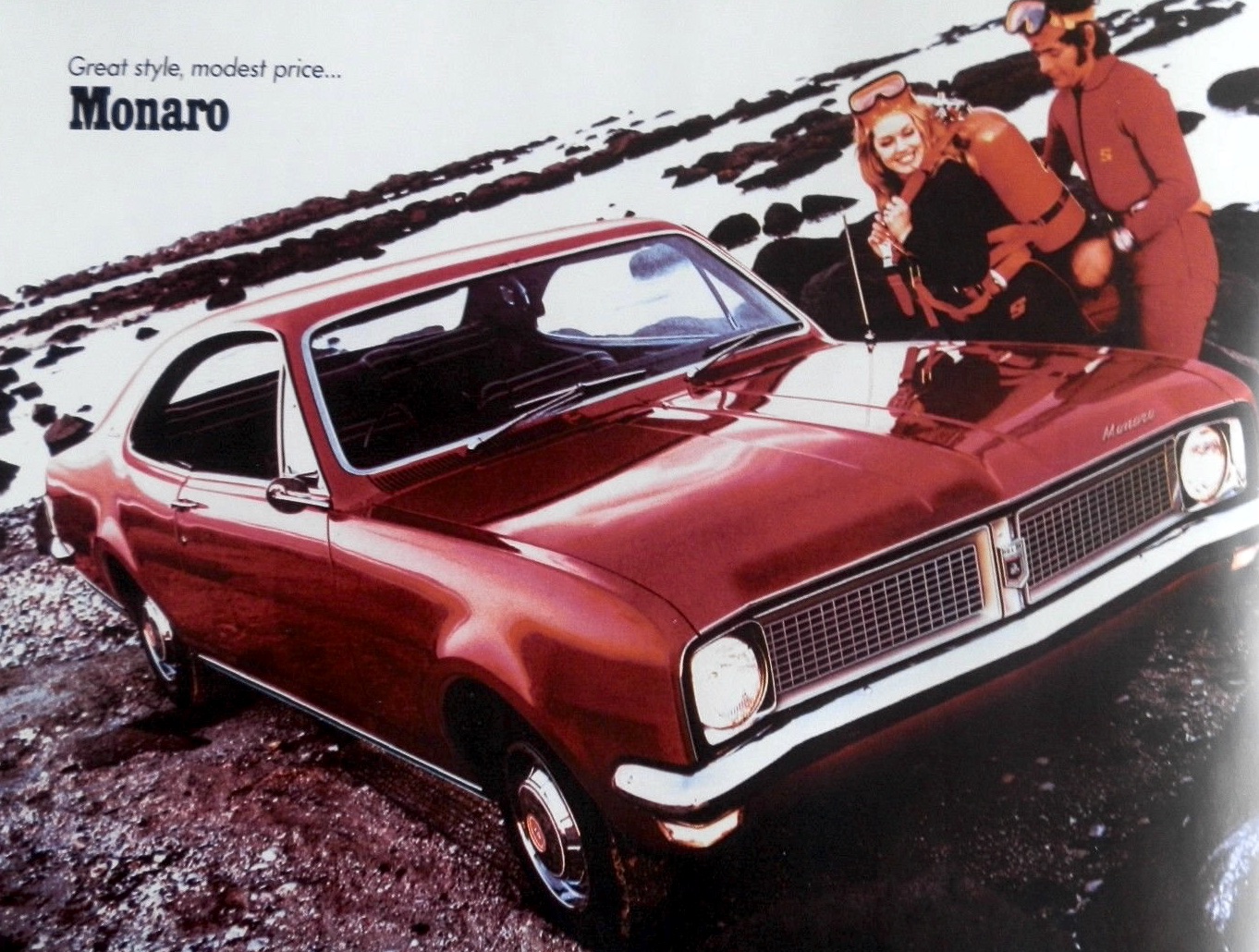 1970 HG Holden Monaro Brochure Page 1